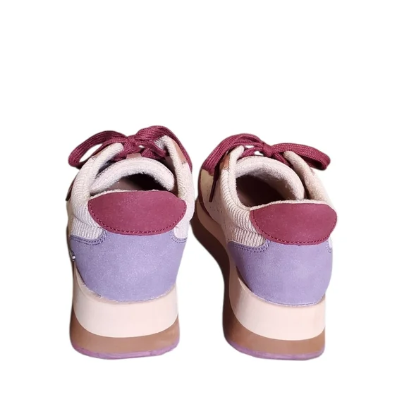 Rocket Dog Rapid Platform Retro 70s Style Colorblock Sneakers Light Tan Combo 9 - Picture 5 of 9